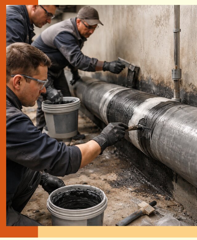 Гидроизоляция труб в Кирове — защита и герметизация коммуникаций