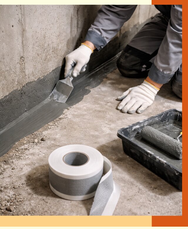 Гидроизоляция швов и герметизация стыков в Кирове от 1271 руб. | ТепломастерКро