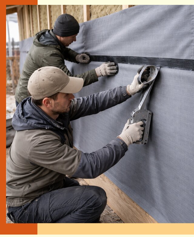 Монтаж ветроизоляции зданий и конструкций в Кирове